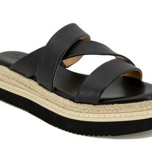New Splendid Fara Platform Espadrille Slide Sandal Shoe Size 9 Medium MSRP $109